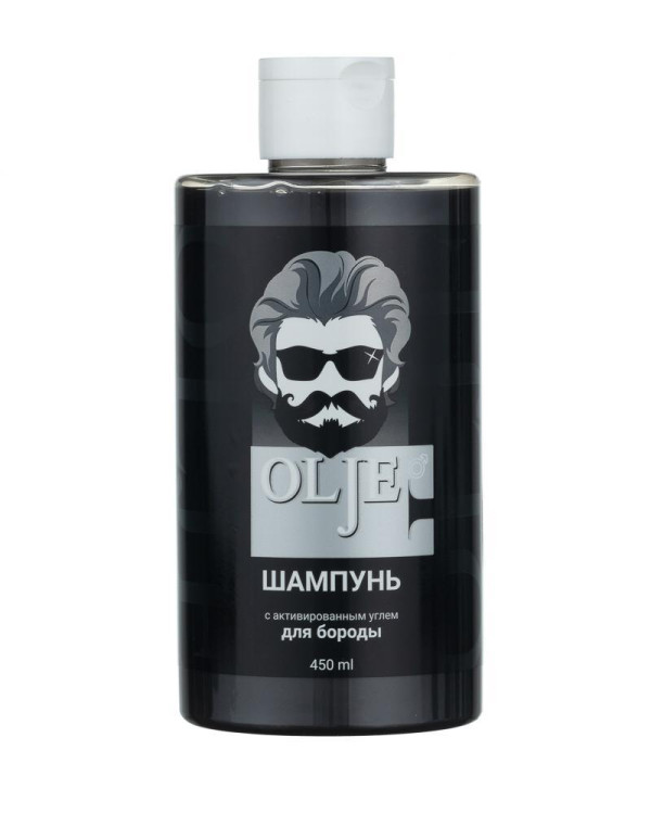 OLJE. Мужской шампунь для волос и бороды с активированным углем, 450 мл в Брянске
